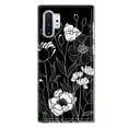 thumbnail image 1 of MUNDAZE Samsung Galaxy Note 10 Plus Line Drawing Art White Floral Flowers Shockproof Clear Hybrid Protective Phone Case Cover, 1 of 5