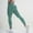 Mint Green, variant on Babysbule Womens Yoga Pants Women's Pure Color Hip-lifting Sports Fitness Running High-waist Yoga Pants