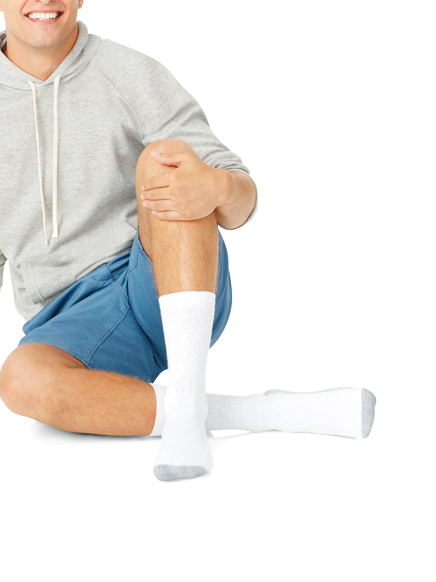 Hanes Men's Double Tough Durability Crew Socks, 12-Pack - image 3 of 4
