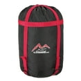 thumbnail image 1 of Unique Bargains Compression Stuff Sack, 2 Pack L Size Waterproof Sleeping Bag Sack Black Red, 1 of 7