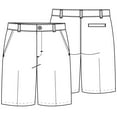 thumbnail image 6 of Real School Uniforms Big Kid Flat Front Shorts 62362, 18, Black, 6 of 6