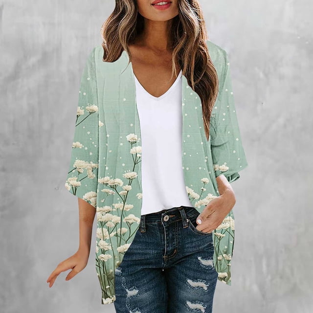 NJDVHB Cardigan d'Hiver pour Femmes, Blouse Décontractée à Manches Longues avec Poche