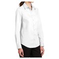 thumbnail image 4 of Yellow Rooster Women's Long Sleeve SuperPro Twill Shirt White M, 4 of 6