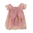 thumbnail image 4 of Girls Princess Dress Flower Girl Dress Ball Gown Flutter Sleeve Tulle Embroidered 3D Flower Floral Embroidery Party Holiday Elegant Fancy Dresses for Girls 3-24M, 4 of 8