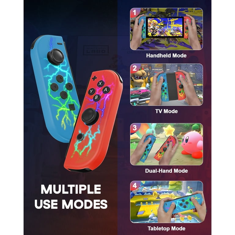 Wireless Controller for Nintendo Switch Controller, (L/R)Joy-Con
