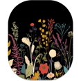 thumbnail image 1 of SHIBA-Small Mouse Pad, 6 x 7 Inch（15 x 18.5 cm）, Oval Mini Mouse Pad with Non-Slip Rubber Base for Laptop Wireless Mouse Keyboard Tray Mousepad, Beautiful Flowers and Plants, 1 of 4