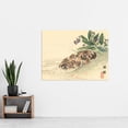 thumbnail image 2 of Kono Bairei Bathing Tree Sparrow Japanese Woodblock Extra Large XL Wall Art Poster Print, 2 of 3