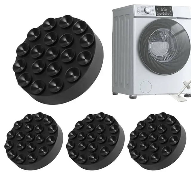 Tapis Anti-Vibration pour Laveuse Réduction de Bruit Tapis de Stabilisation Élastique pour Machine à Laver