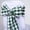 Green-white, variant on AK-Trading - 6"x108" Gingham Polyester Chair Sashes Tie Bows Catering Outdoor Party Decorations - Pack of 6 - Blue/White