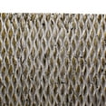 thumbnail image 2 of Modern Style Wooden Wall Decor with Patterned Carving, Small, Silver - Saltoro Sherpi, 2 of 5