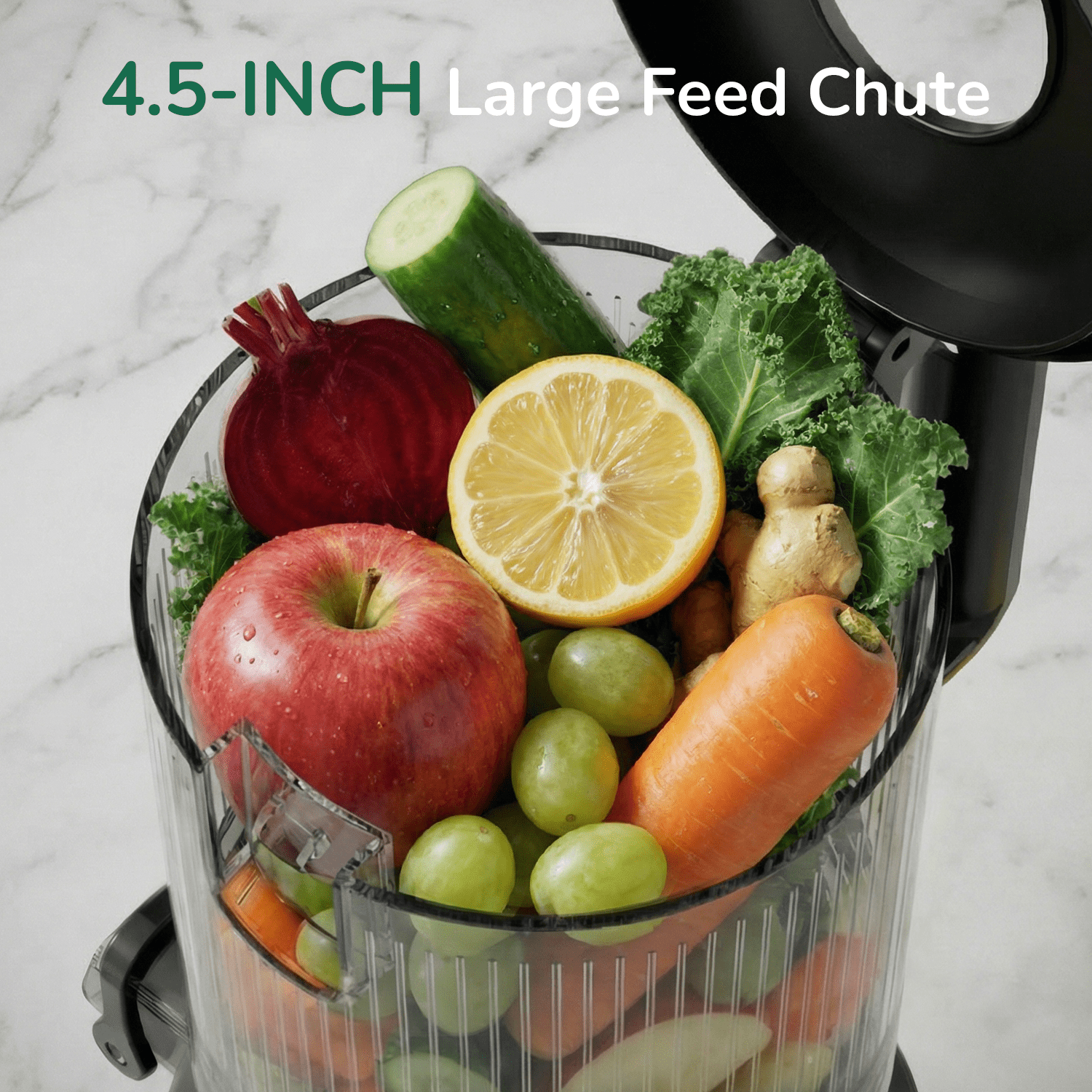 Canoly C03 Cold Press Juicer-200W Powerful AC Motor 4.5