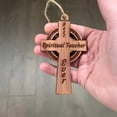 thumbnail image 4 of Best Pastor Ever Celtic Cross - Cedar Ornament, 4 of 4