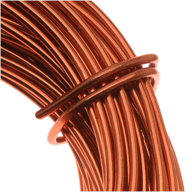 The Beadsmith Copper German Bead Wire Craft Wire 26 Gauge/.4mm (20