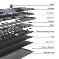 thumbnail image 2 of Teclado Keychron Q6 Pro inalámbrico Bluetooth de tamaño completo gris, 2 of 9