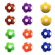 thumbnail image 1 of Pelotas de futbolín Inscool de 12 piezas, 3,6 cm, multicolor, 1 of 7