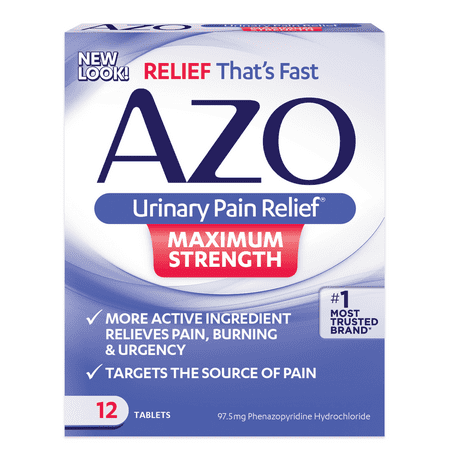 AZO MAX 12CT (Best Pain Medication For Urinary Tract Infection)