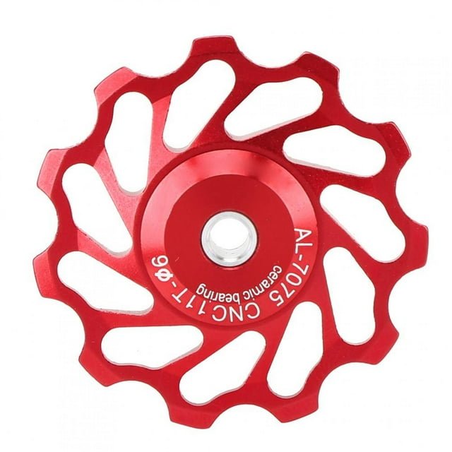 AMONIDA Good Lubricity Rear Derailleur Guide Roller, Rear Derailleur Pulley, Road Bike For Mountain Bicycle