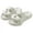 White, variant on Men's EVA Open Toe Skull Design Slippers – Lightweight & Comfortable Summer Slippers for Casual Wear