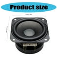 thumbnail image 2 of 1Pc 70x70mm 2.75Inch 4Ohm 15W Bass Speaker 70mm Subwoofer for Sound Enthusiasts and DIY Projects Black, 2 of 8