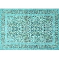 thumbnail image 1 of Ahgly Company Indoor Rectangle Persian Light Blue Traditional Area Rugs, 7' x 9', 1 of 4