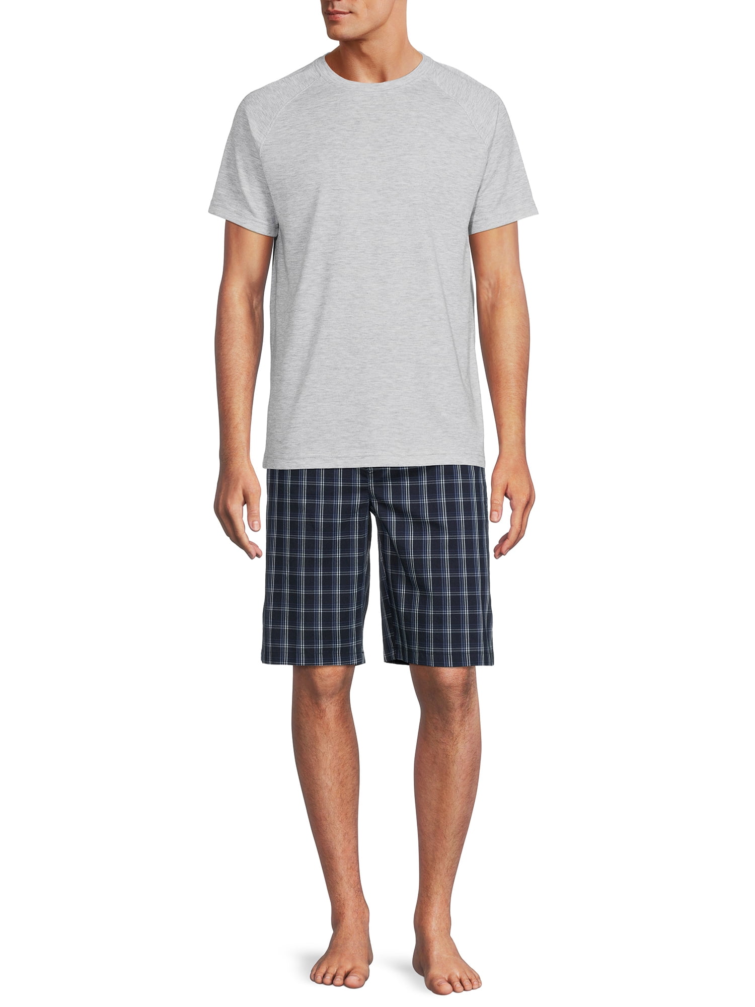 Hanes Men's and Big Men's Stretch Sleep Jam Shorts, 2-Pack, Sizes S-5X