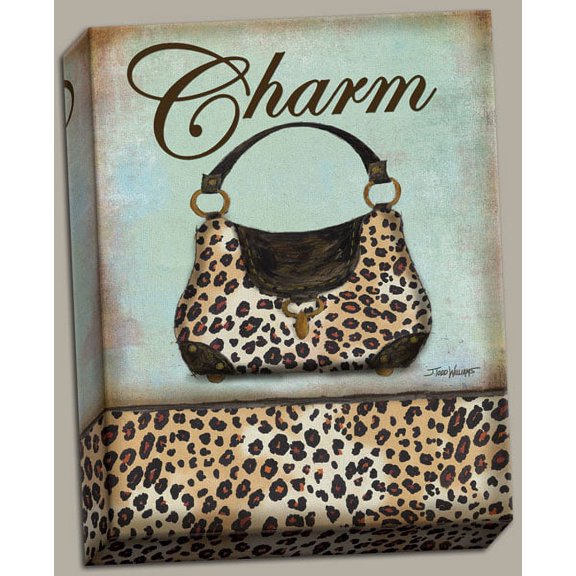 Canvas Exotic Purse II Print Animal Fashion Popular Shopping Trendy Cheetah Giclee Cute Durable 8x10