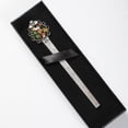 thumbnail image 4 of Cactus Book Lovers' Delight: Vintage Silver Lace-Edged Bookmark – Book Mark Accessory Gift!, 4 of 5