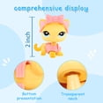 thumbnail image 4 of Minilps Pet Toy Short Hair Cat #339 with Jacket Headwear Accessories,Collectible Mini Toy Figurines, 4 of 7
