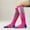 Rose Red Base, variant on LYMAYTER 1PC Women Compression Socks High-top Ankle Support Socks Breathable Running Calf Socks S-XL