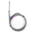 thumbnail image 3 of PT100 Thermocouple Probe M8 Thread Platinum Resistance 50mm Temperature Sensor 0-400°C Wire (3m), 3 of 4