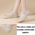 thumbnail image 5 of CHICVOMEY Sneakers for Women Slip on Casual Walking Shoes Breathable Lightweight for Work&daily Adjustable Strap Mesh Mary Jane Flats, 5 of 7