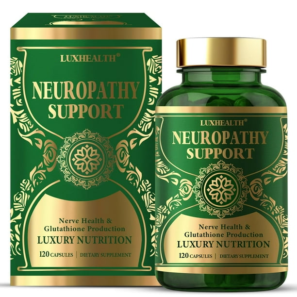 Suplemento para neuropatía LUXHEALTH Nerve Savior 120 cápsulas