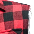 thumbnail image 5 of Fabrcox Plaid Sleeveless Flannel Shirt Men Collared Button Down Mens Tank Top Big and Tall Color Block Lightweight Going Out Vest Shirts with Pockets Red L, 5 of 9