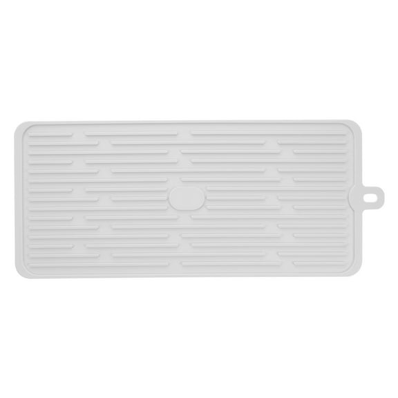 Soimiss Dish Drying Mats for Kitchen White 1Pack 48x20cm