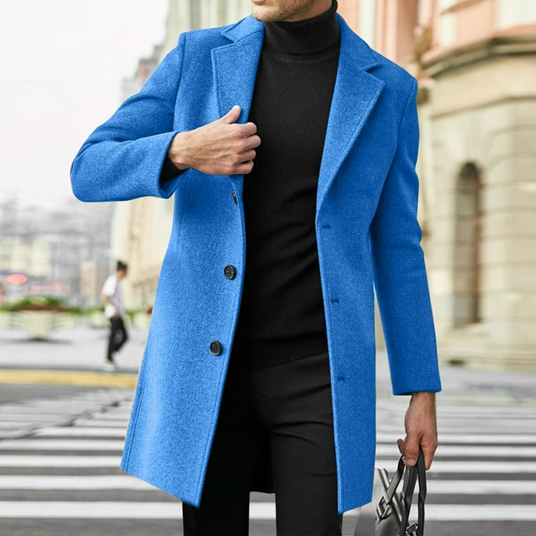 Men Slim Winter Coat Lapel Collar Long Sleeve Padded Leather Jacket Vintage  Thicken Coat Sheepskin Jacket Men Coat Jacket Mens Double Long Coat Mens