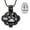 Customize-B/Steel, variant on Personalize Paw Necklace for Cremation Ashes Urn Necklace for Dog Cat Ashes Holder Pet Memorial Jewelry Necklace that Opens inside Pendent for Ashes and Chain