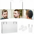 thumbnail image 3 of Regalo ideal para personas con estilo, portátil y fácil de llevar para viajeros frecuentes, espejo de 3 vías con ángulo de visión de 360 grados, vidrio antivaho transparente que mejora la experiencia, 3 of 5