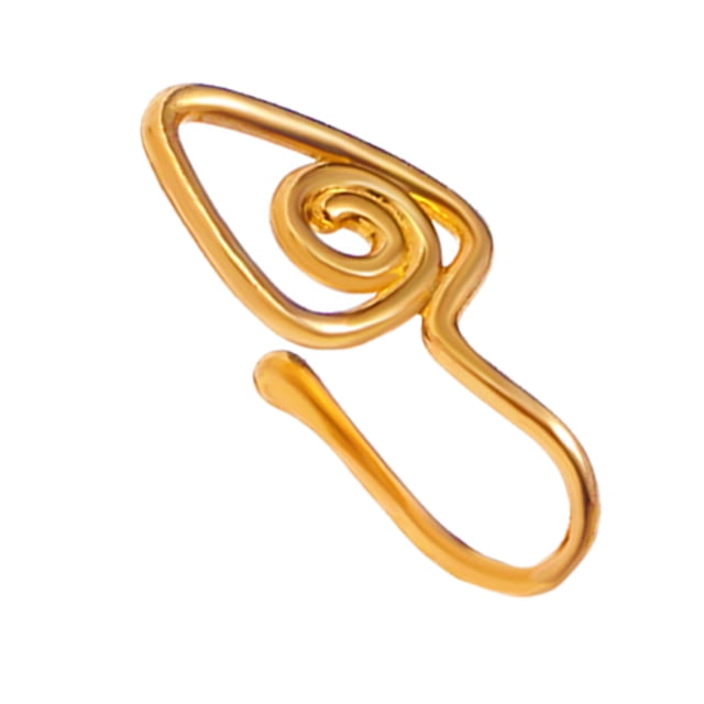 Minnieouse Anillo de nariz Anillos de círculo de perforación Cruce de Clip ajustable que combina con todo Joyería de moda para mujer Chica Ropa, zapatos y accesorios Miscelánea Tipo-01 Minnieouse AP016795-01
