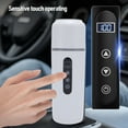 thumbnail image 3 of 500ml Car Portable Heating Cup Portable Travel Electric Cup Stainless Steel Car Electric Kettle Car Coffee Maker for Car Truck, 3 of 7