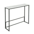 thumbnail image 6 of Abble Sleek Console Table with Marble Stone Top, Compact Entryway Table 36", 6 of 9