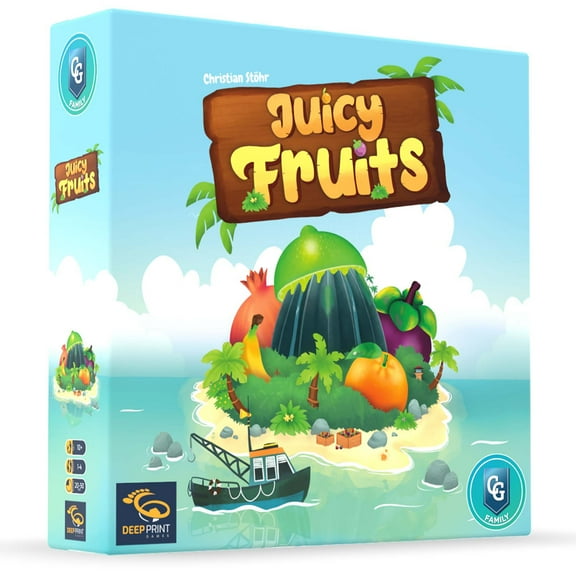 Capstone Games: Juicy Fruits - Strategy Family Game, 1-4 Players, Ages 8 , 20 to 60 Min Game Play