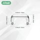 thumbnail image 3 of Uxcell 4-Pack de Hebillas de Conector D-Ring, 24mm x 6mm Aleación de Hebillas de Puente de Ángulo Derecho para Bolsa/Cartera/Artesanía DIY[Tono Plateado], 3 of 6