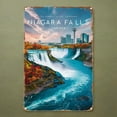 thumbnail image 4 of Wall Art，Vintage Niagara Falls Tin Sign -   Art For Classrooms, Libraries & Doors - Indoor/Outdoor Decor, 4 of 6