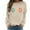 #0011-Beige, variant on God is Good Sweatshirt Gift for Women Oversized Christian Long Sleeve Shirts Jesus Religious Pullover Bible Verse Inspir ational Tops