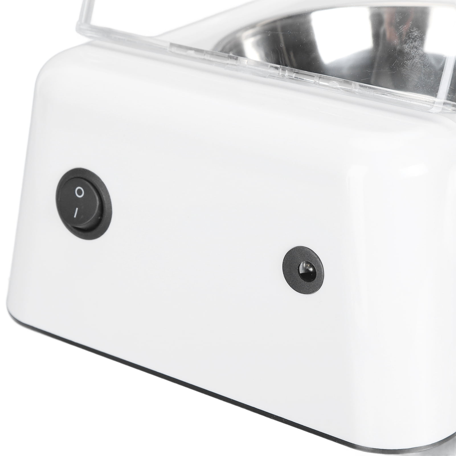 Yajisi Automatic Cat Feeder with Infrared Sensor Cover, Removable Stainless Steel Bowl, Battery Powered Intelligent Dog Feeder (8.3 in / 21 cm)