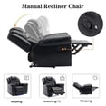 thumbnail image 2 of Home Theater Silla reclinable manual de asiento con tira de luz led para sala de estar, 2 of 5