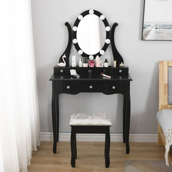 HWRETIE Fashion Womens Plus Size Printed Flare Sleeve Tops Blouses Key Hole T-Shirts Black Xl