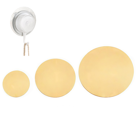 12PCS Durable Suction Cup Adhesive Disks For Bathroom Surfaces Easy Placement