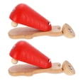 thumbnail image 1 of OULII 2Ensemble Roulettes en Bois pour Enfants Jouets Instruments de Musique Temps de Jeu, 1 of 8