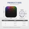 thumbnail image 3 of Daiia Colorful Sparkling 2PCS Car Windshield Sun Shade, Foldable Sun Shield for Car Front Window, Auto Sun Blocker Visor Protector Universal for Truck SUV Pickup-Large, 3 of 7